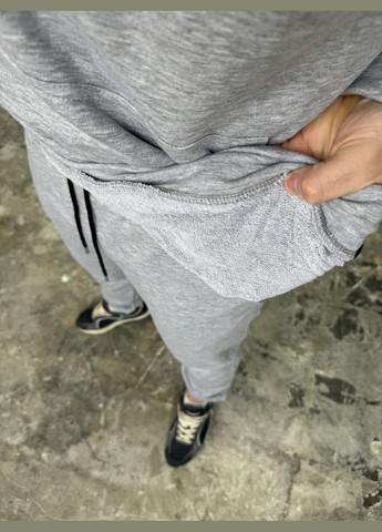 Комплект куртка Infinity чорний/сірий + костюм сірий Base (БАЗОВА БІЛА ФУТБОЛКА В ПОДАРУНОК) No Brand (327276772)