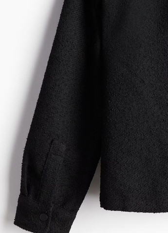 Черная демисезонная куртка H&M