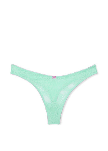 Мереживні Стрінги жіночі Victoria's Secret Tease High-Leg Scoop Thong Panty (334863954)