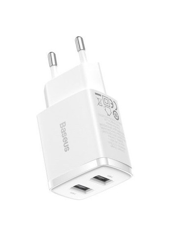 Зарядное устройство для (CCXJ010202) Baseus Compact Charger 2U White (369879758)