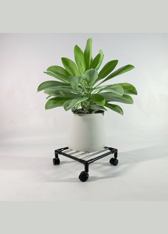 Мобильная подставка для цветов на колесах Bibi, металлическая, под тяжелые вазоны Metaplant (305327501)