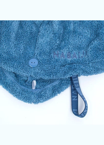 Полотенце - Тюрбан для Волос из Мягкой Микрофибры Синий Nabaiji синий