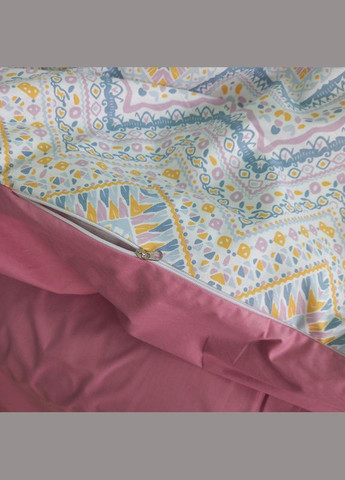 Постельное белье Абстракция зигзаг Ранфорс Полуторное на резинке MERISET (278255233)