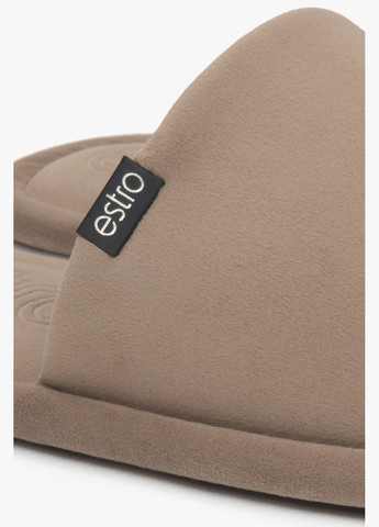 Капці домашні, колір бежевий Estro (332018849)