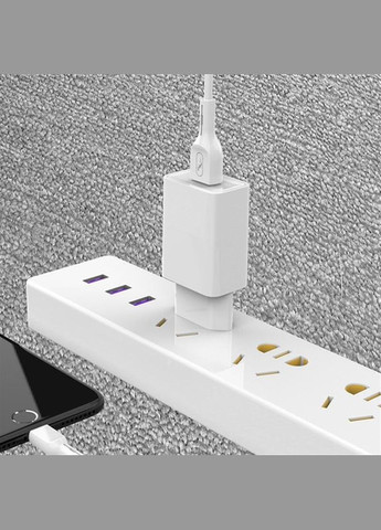 Зарядний пристрій SC36T (1USB, 2.4A) White (SDMZP-000117) + кабель Type-C SkyDolphin (336956940)