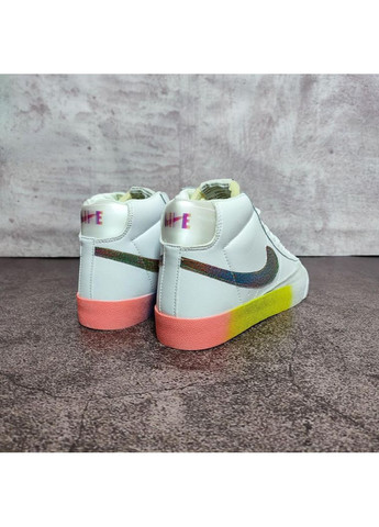 КРОССОВКИ ЖЕНСКИЕ NIKE BLAZER MID 77 MULTICOLOR НАЙК БЛЕЙЗЕР No Brand белые демисезоны (368867402)