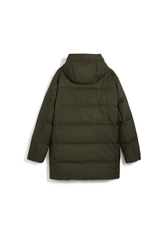 Зеленый демисезонный Пуховик Puma