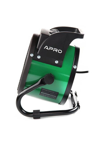 Тепловентилятор керамический 2000Вт EFH-20 (899502) черно - зеленый Apro (349818484)