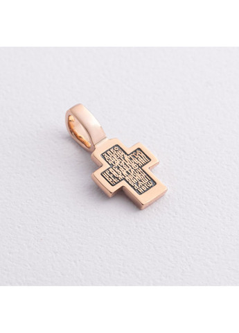 Золотий хрестик з розп'яттям п04073 Oniks (365589745)