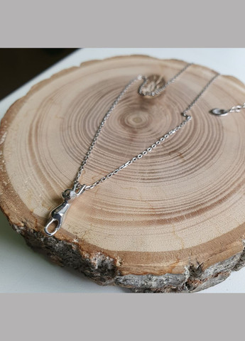 Серебряное колье Кошка на тоненькой цепочке Каштан (342335471)