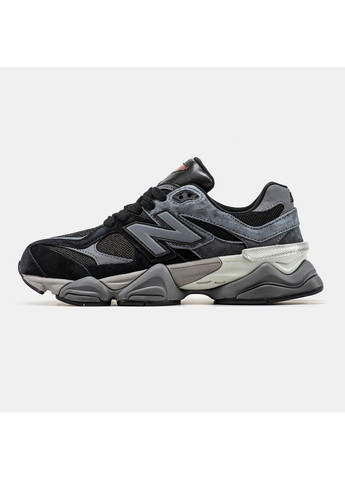 Сірі Осінні кросівки чоловічі new balance 9060 black grey нью беланс 9060 No Brand