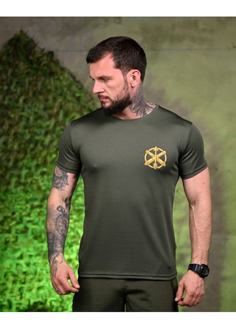 Тактична чоловіча футболка Спокій олива No Brand (352729679)