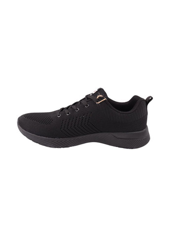 Чорні кросівки чоловічі чорні текстиль Restime 263-24LK