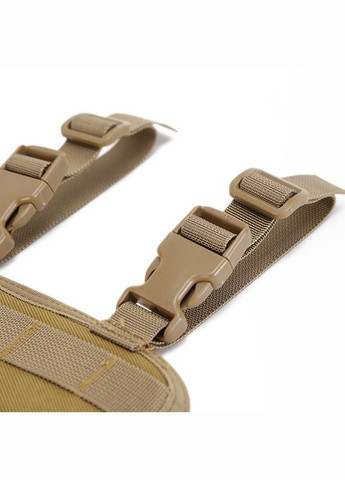 Тактична платформа 10416 MOLLE панель розвантаження на ногу койот No Brand (314455166)