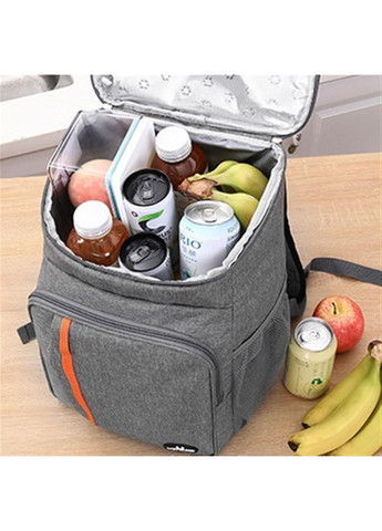 Герметичный рюкзак-холодильник термосумка для пикника, путешествий и кемпинга FT-9877 Grey No Brand (350349289)