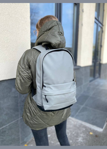 Стильний сірий міський рюкзак 18 л Town Style grey No Brand (307472526)