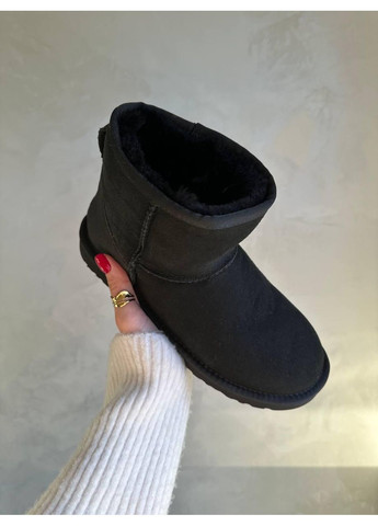 Уггі Чоловічі UGG Mini Black (Замша) (366196895)