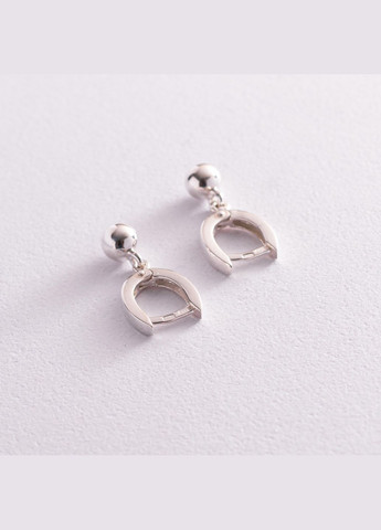 Серебряные серьги Шарики 123120 Oniks (266133270)