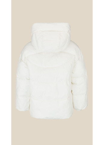 Молочная зимняя куртка однотонная женская wbc02479 молочный shop (2888000015921) LAWA