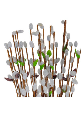 Штучна гілка верби "Котики", 65 см ELISEY (322248720)