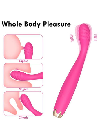 Многофункциональный вибратор для точки G с рельефной головкой анальный Розовый (2104618291) No Brand (322843614)