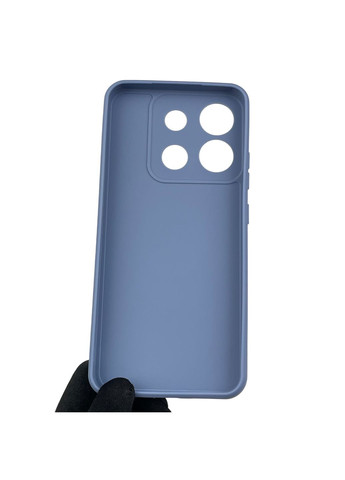 Чехол для Smart 7 HD с квадратными гранями с защитой камеры на инфиникс смарт 7 голубой Infinix (366021615)