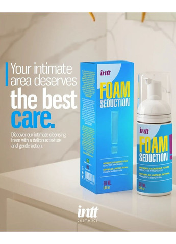 Пена для интимной гигиены FOAM SEDUCTION! унисекс, с ароматом, 50 мл Intt (363980407)
