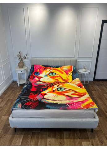 Плед 3D Картина котиків 29998 180х215 см FlexDress (368763133)
