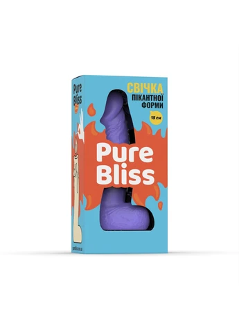 Свічка у вигляді члена MINI Violet 15 см Pure Bliss (339868235)