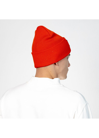 Шапка біні чоловіча бавовна помаранчева ТЕОНА 573-505 LuckyLOOK 573-505М (322791332)