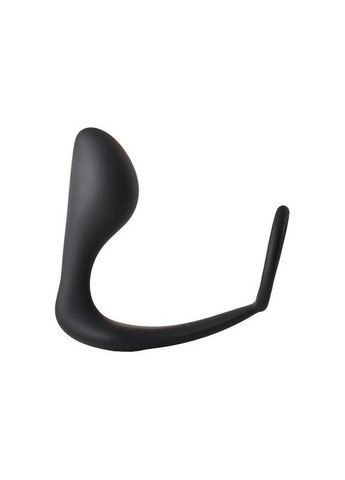 Анальна пробка з еррекційним кільцем FANTASSTIC ANAL PLUG WITH COCKRING BLACK Dream Toys (331170639)