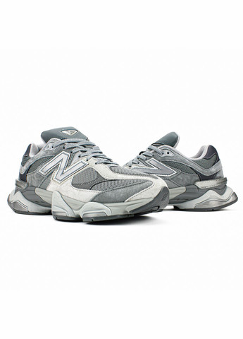Серые всесезонные кроссовки мужские и женские new balance 9060 shadow grey concrete silver | нью беланс 9060 серые No Brand