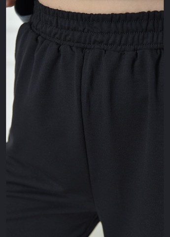 Черные спортивные демисезонные карго брюки Let's Shop