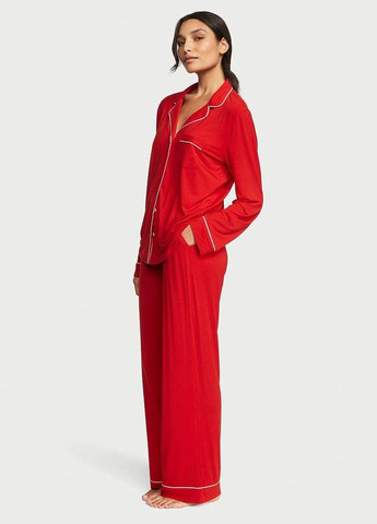 Червона всесезон жіноча піжама (штани+сорочка) modal s червона Victoria's Secret
