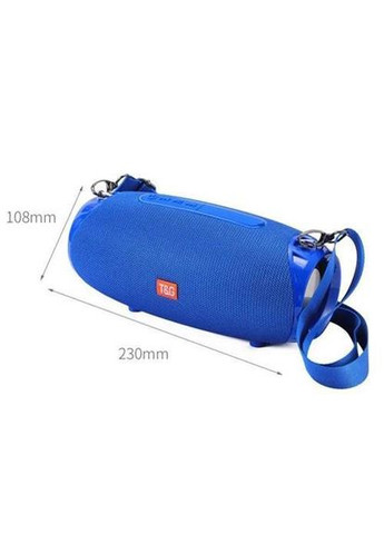 Портативная Bluetooth колонка TG534 SD IPX5 с ремешком, портативная колонка блютус. Цвет: синий No Brand (365751966)