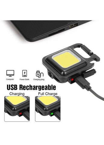 Ліхтарик акумуляторний 200 mAh з магнітом та карабіном (PР050481) Bluefield (341534088)