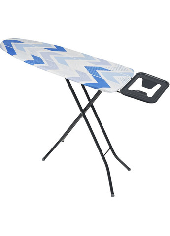 Гладильная доска NAVY 90 х 30 см металлизированная сетка Зигзаг голубой (EH9030S-3) EUROHOME (322127320)
