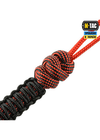 Темляк Scandinavian Mannaz Silver Black&Red M-TAC (317661423)