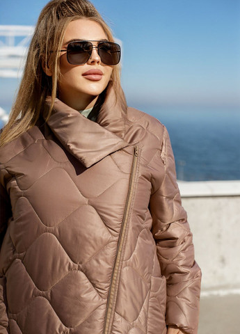 Бежевая зимняя зимняя куртка-пальто куртка-пальто No Brand