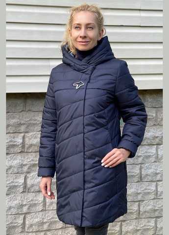 Темно-синяя демисезонная куртка женская "аманда" MioRichi