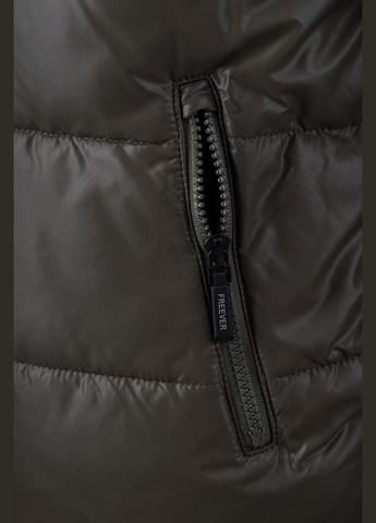 Оливкова (хакі) зимня куртка жіноча af 2277 хакі Freever
