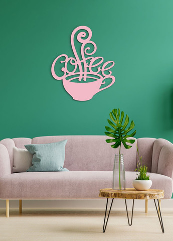Деревянная картина на кухню, декоративное панно из дерева "Чашка кофе", минималистичный стиль 15х18 см Woodyard (291842454)