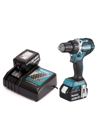 Акумуляторний дриль-шурупокрут DDF484RTE LXT + 2 АКБ 5 Ah + З/П + кейс (18В, 54/30 Нм) електричний ручни (4108) Makita (298575538)