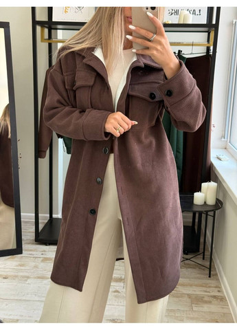 Коричневый демисезонный кардиган Fashion