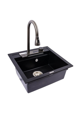 Гранитная мойка 5149 VIVA (чёрная) Valeso (353495413)
