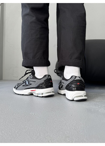 Темно-серые демисезонные кроссовки мужские New Balance 1906R Grey Black White | Нью Беланс 1906R