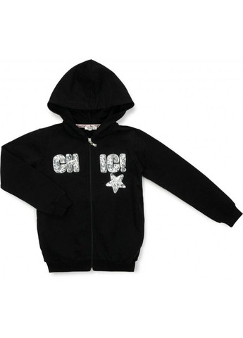 Спортивний костюм з паєтками (13097-164G-black) Breeze (300856754)