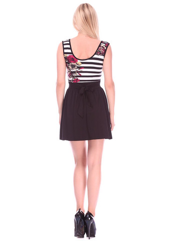 Чорна повсякденний сукня темно-синій Ysatis