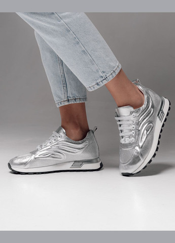 Кросівки жіночі шкіра Krula срібні всесезони (316430642)