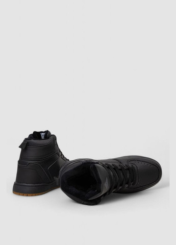 Чорні Зимовий кросівки чоловічі зимові на хутрі Paliament 248RH1070